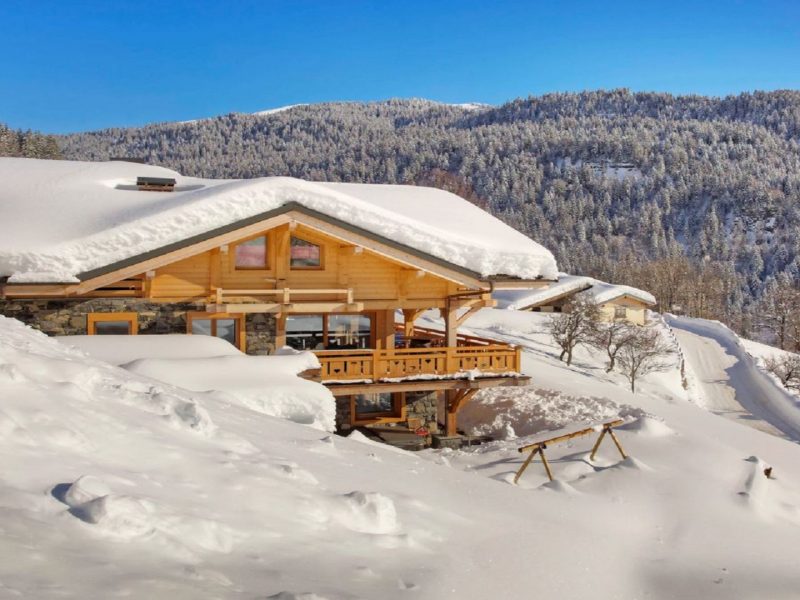 CHALET CRECHOUA savoie montagne neige