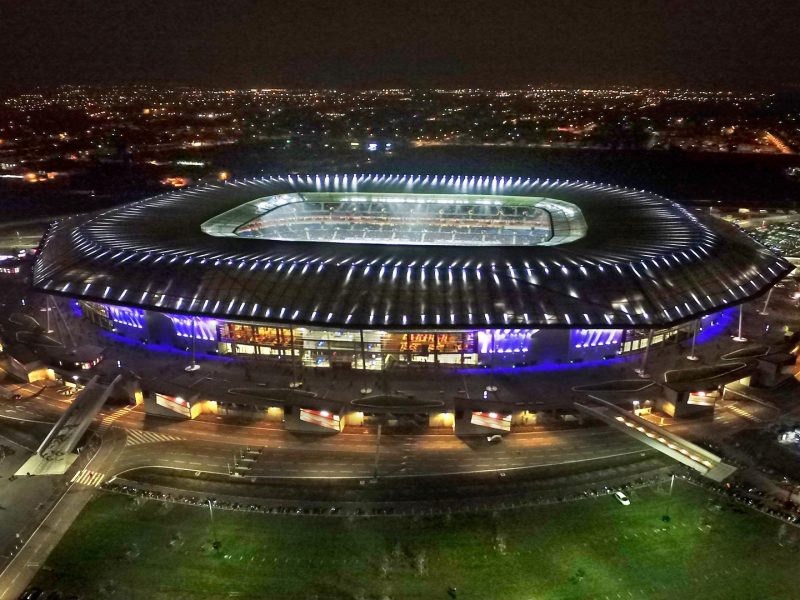 Groupama Stadium Lyon nuit