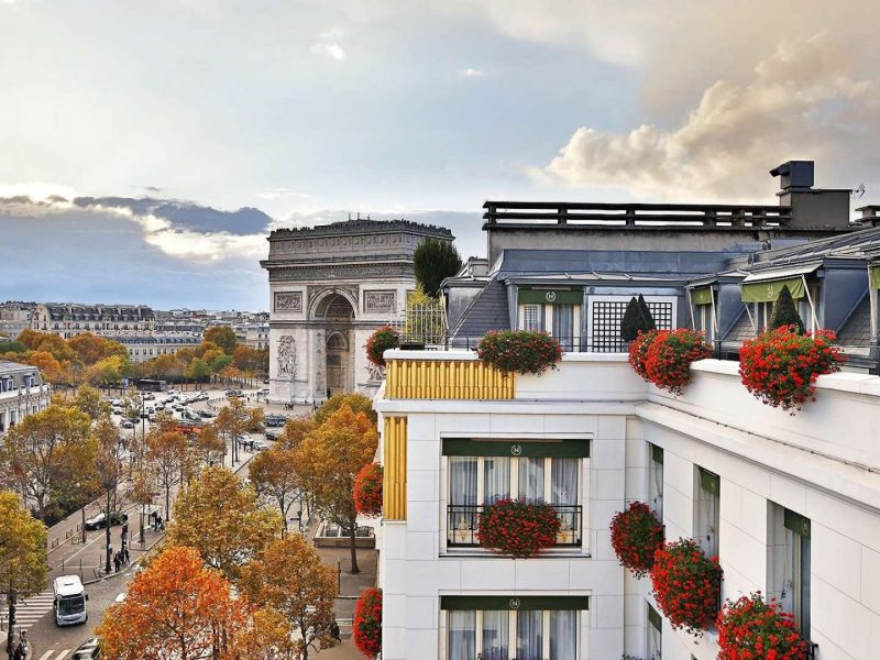 Hôtel Napoléon Paris champs elysees rooftop