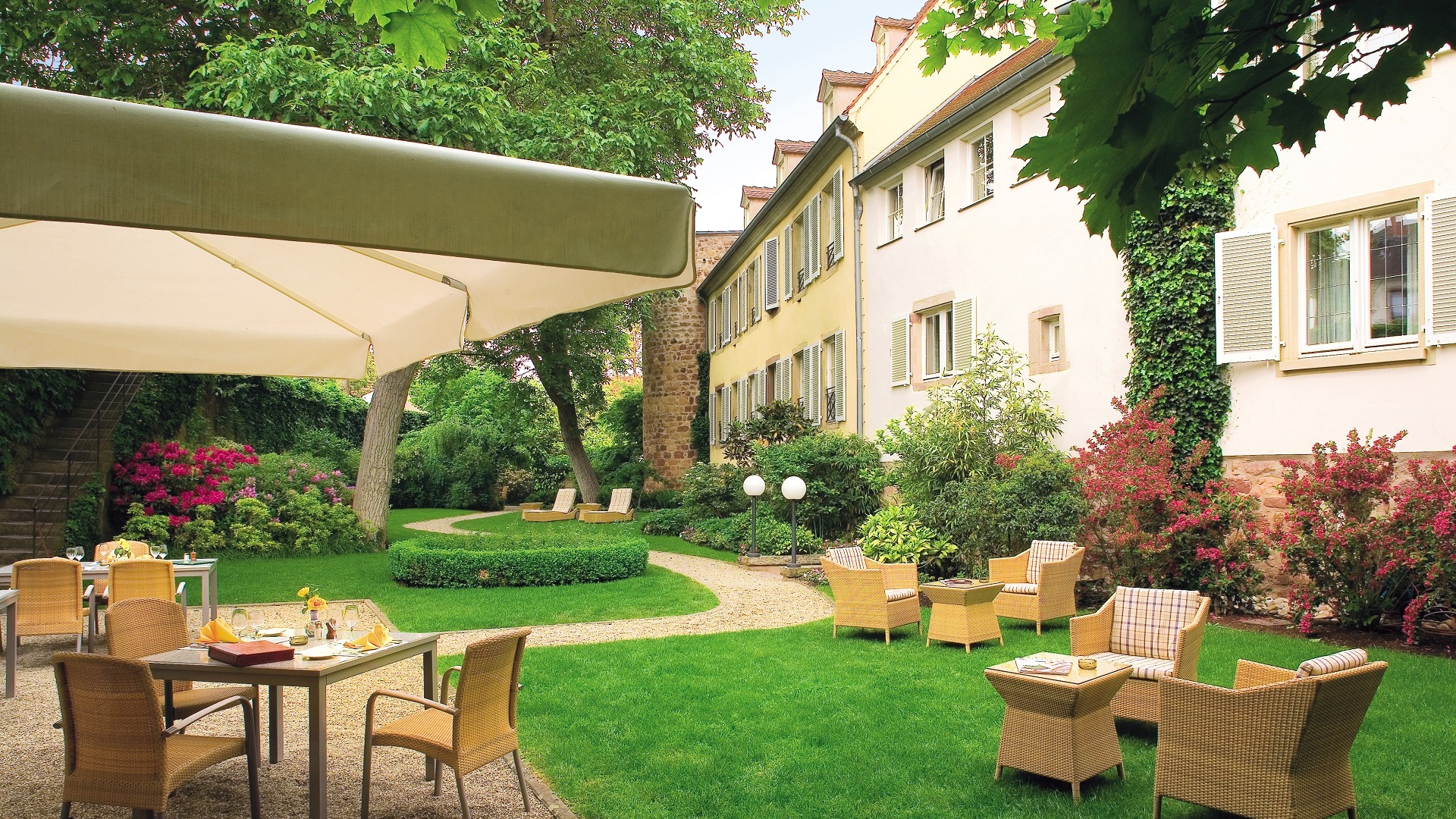 Terrasse Jardin Cour Alsace