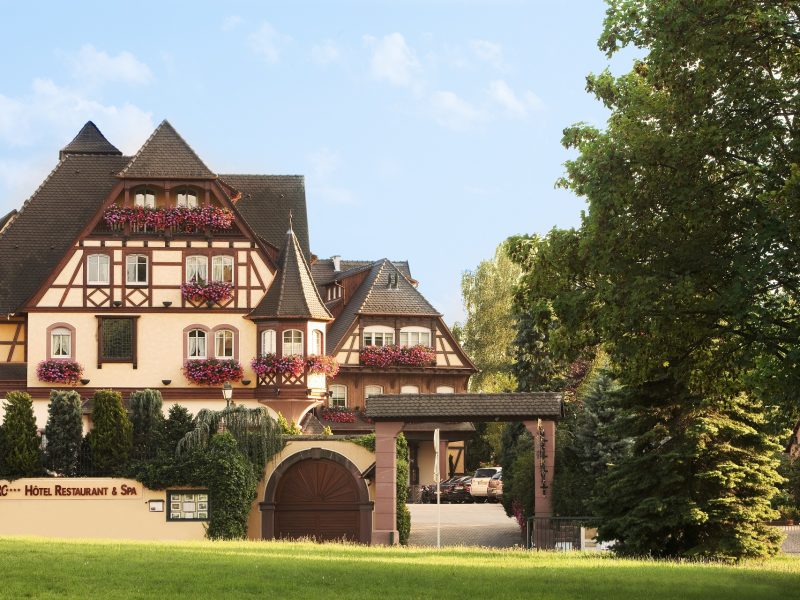 hotel du parc-facade-obernai-alsace-strasbourg