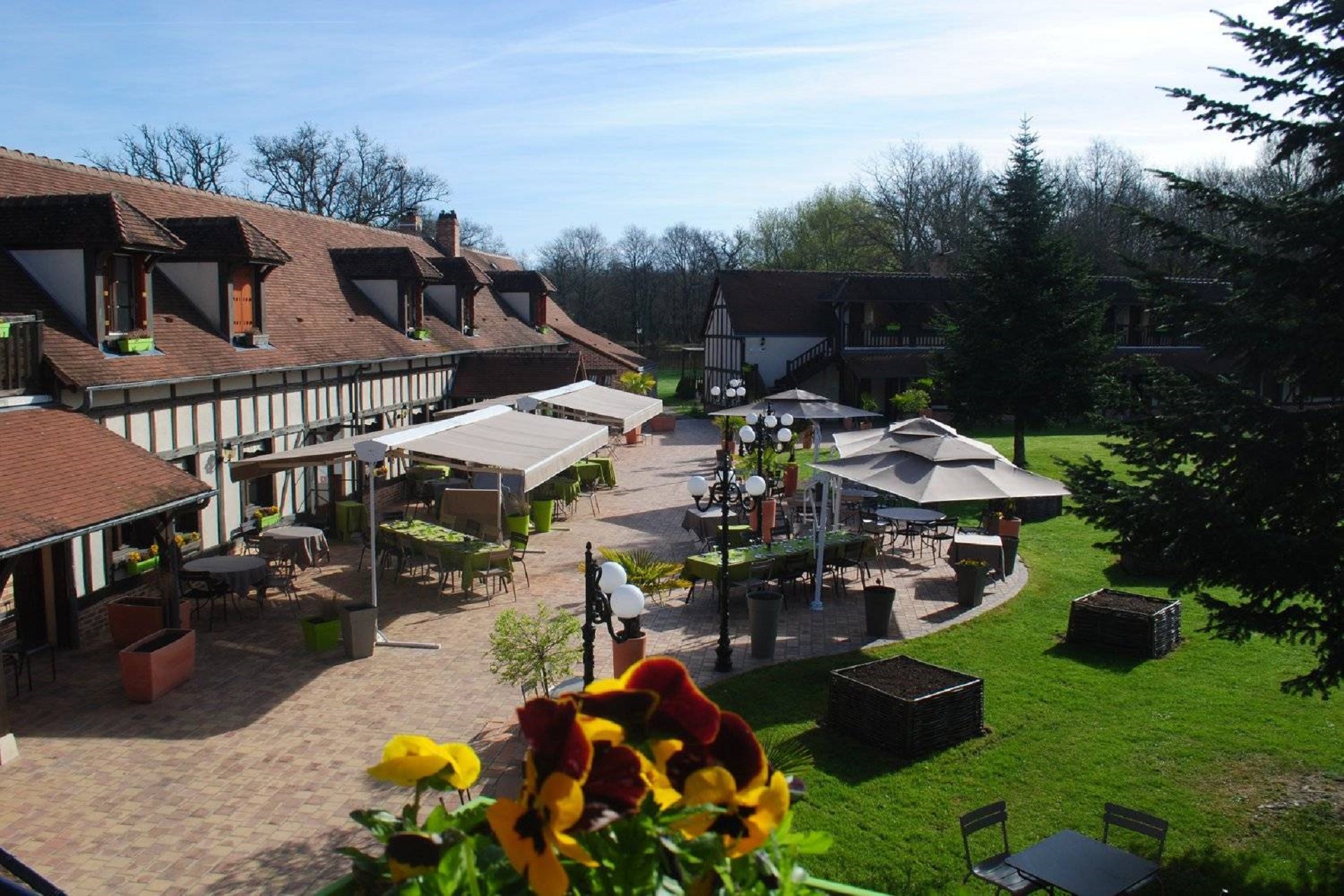 séminaire terrasse L'orée des chêne sologne