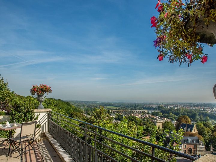 Pavillon Henri IV séminaires vue panoramique du grand Paris